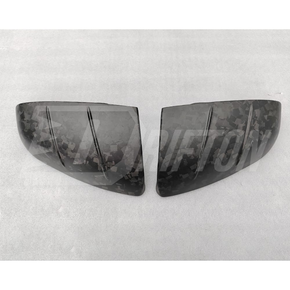 Mansory Style Dry Carbon Fiber Side Mirror Caps For Bentley Bentayga 2020-2024