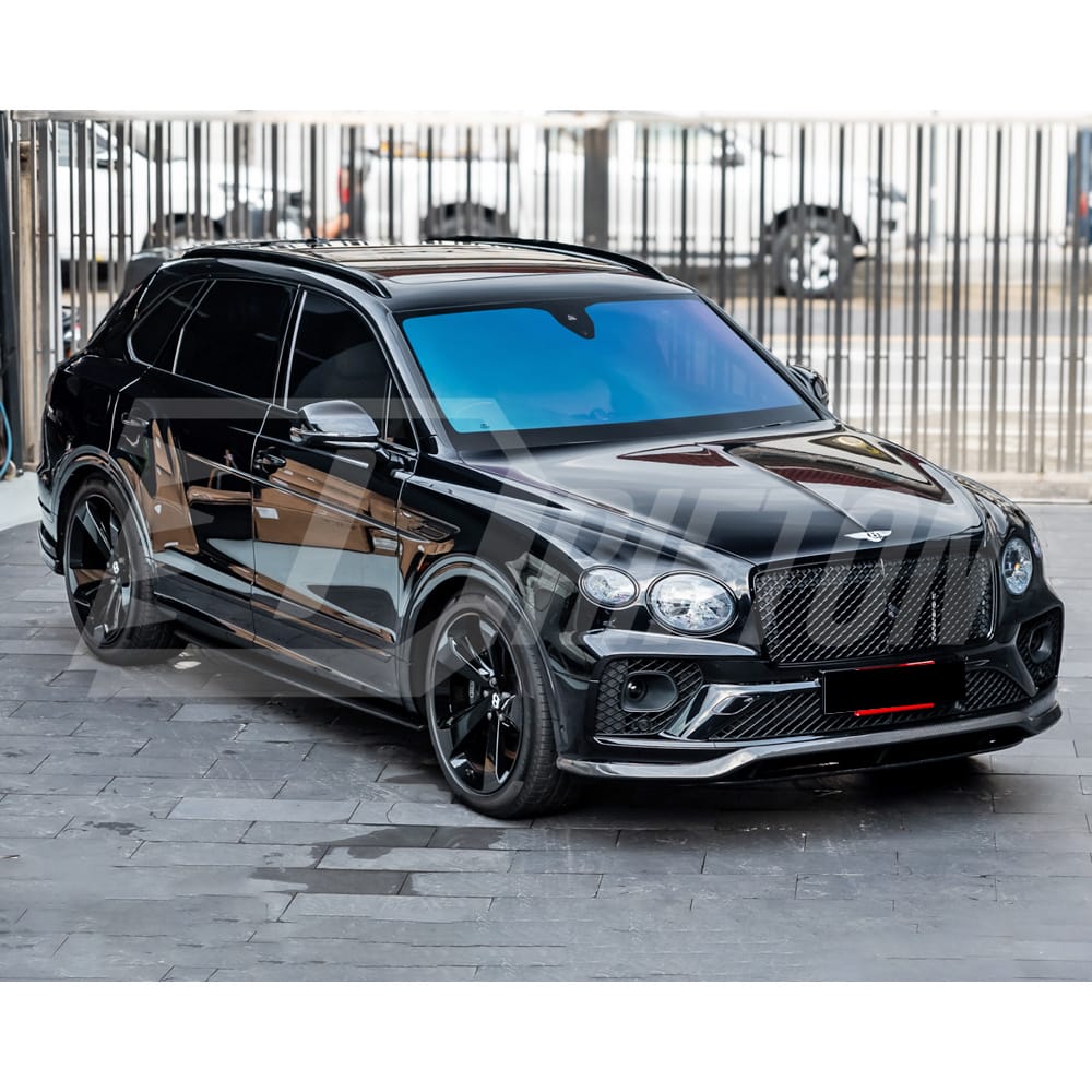 S Style Dry Carbon Fiber Rear Roof Spoiler Wing For Bentley Bentayga 2020-2024