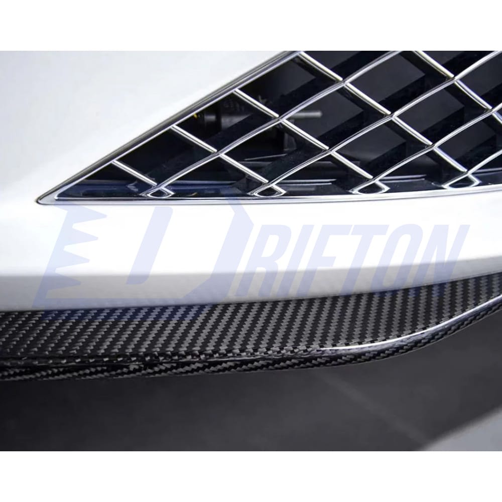 Speed Style Dry Carbon Fiber Front Lip For Bentley Continental GT GTC 2018-2024