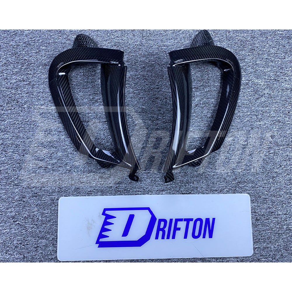 Dry Carbon Fiber Front Bumper Side Vent Cover For Mclaren 720S