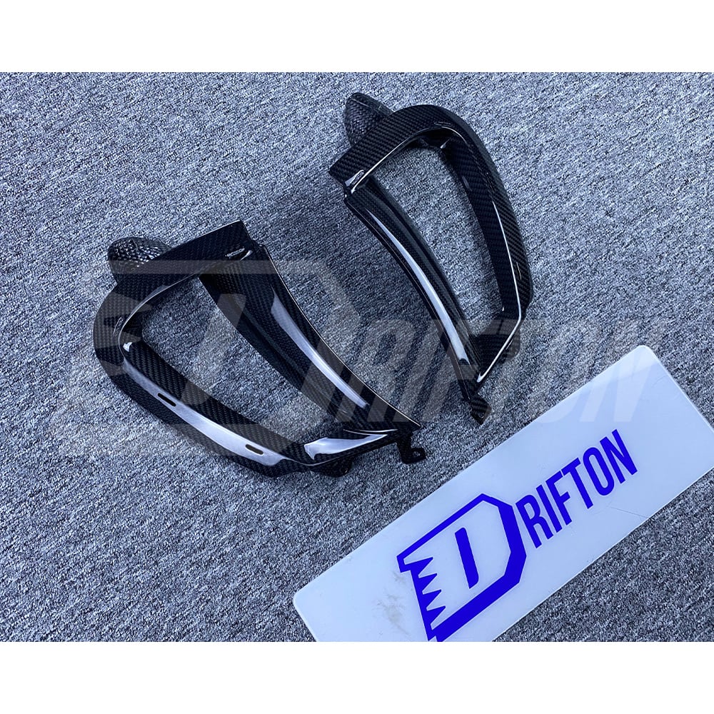Dry Carbon Fiber Front Bumper Side Vent Cover For Mclaren 720S