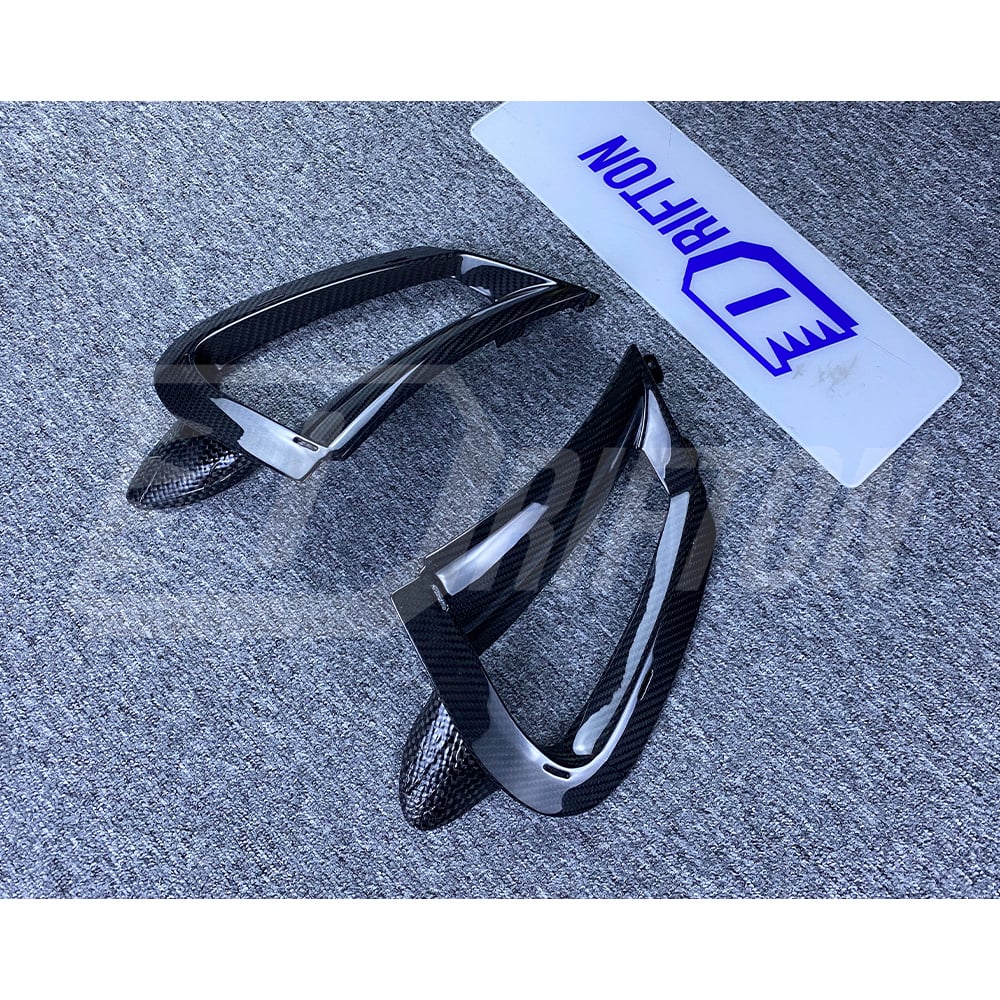 Dry Carbon Fiber Front Bumper Side Vent Cover For Mclaren 720S