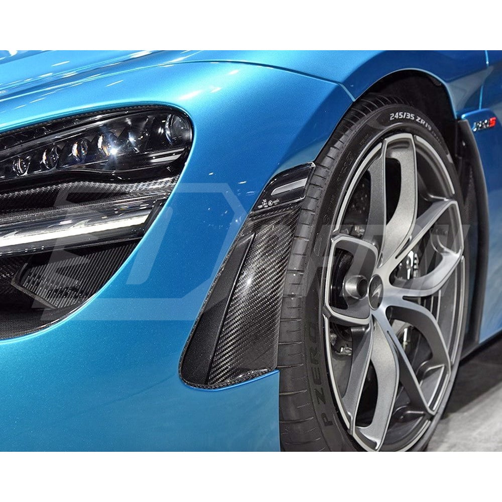 Dry Carbon Fiber Front Bumper Side Vent Cover For Mclaren 720S