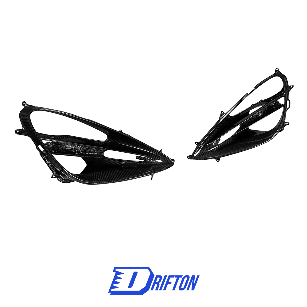 Dry Carbon Fiber Front Head Light Cover For Mclaren 720S