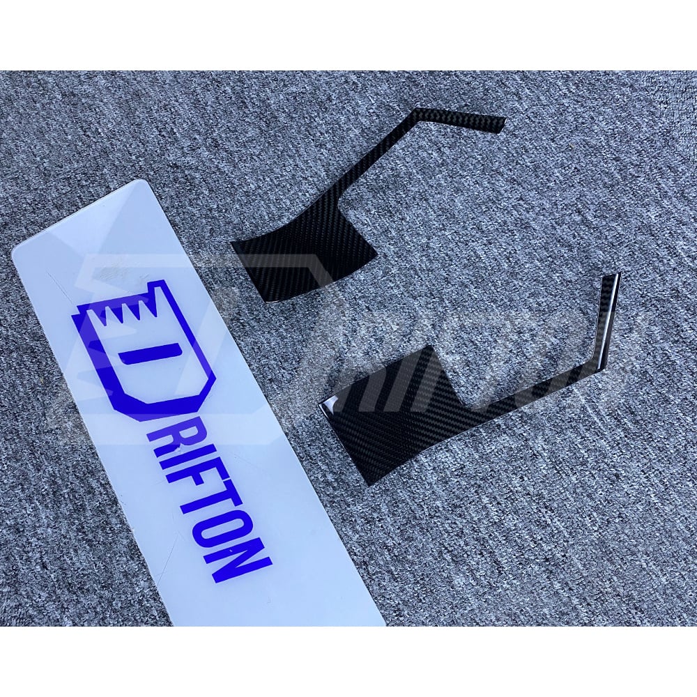 Dry Carbon Fiber Interiors Door Panel Cover Trim For Nissan R35 GTR 2008-2016