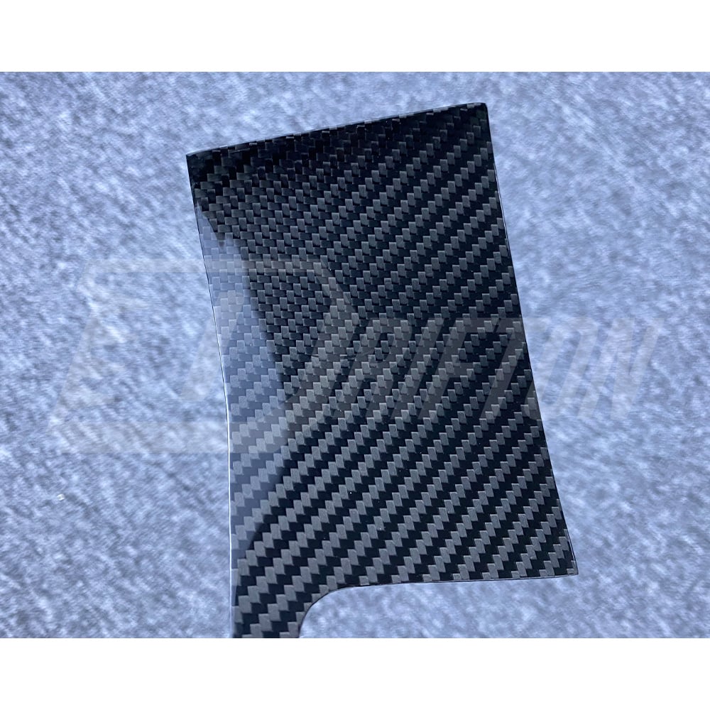 Dry Carbon Fiber Interiors Door Panel Cover Trim For Nissan R35 GTR 2008-2016