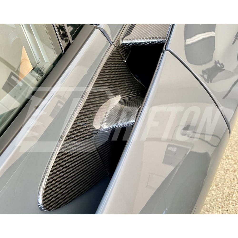 OEM Style Dry Carbon Fiber Door Handle Cover Trims For Mclaren 720S