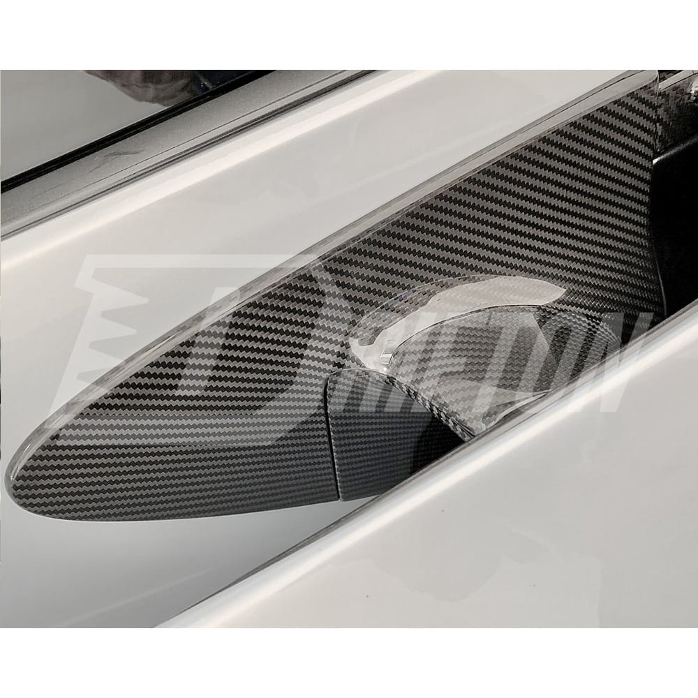 OEM Style Dry Carbon Fiber Door Handle Cover Trims For Mclaren 720S