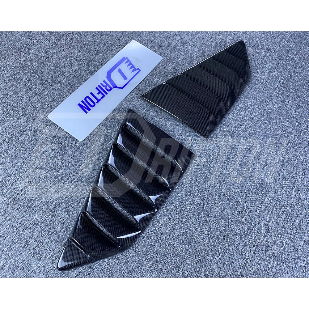 Top Secret Style Carbon Fiebr Side Window Louver For Nissan R35 GTR 2008-2019