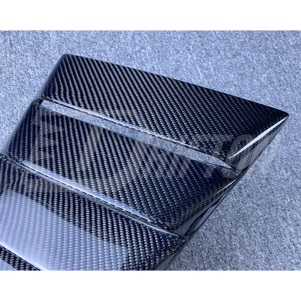 Top Secret Style Carbon Fiebr Side Window Louver For Nissan R35 GTR 2008-2019