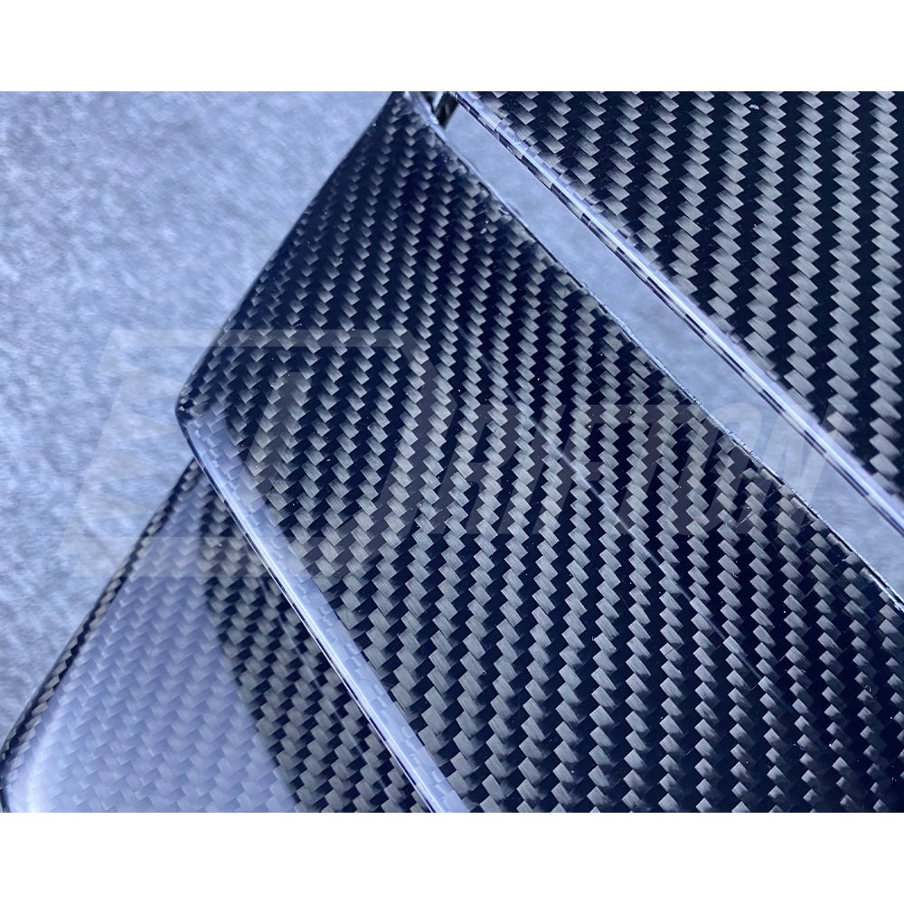 Top Secret Style Carbon Fiebr Side Window Louver For Nissan R35 GTR 2008-2019