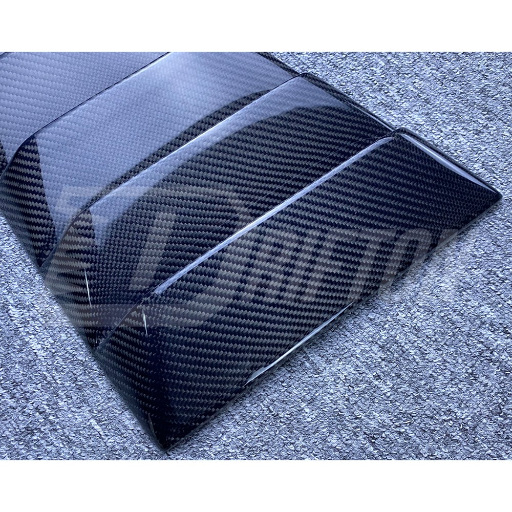 Top Secret Style Carbon Fiebr Side Window Louver For Nissan R35 GTR 2008-2019