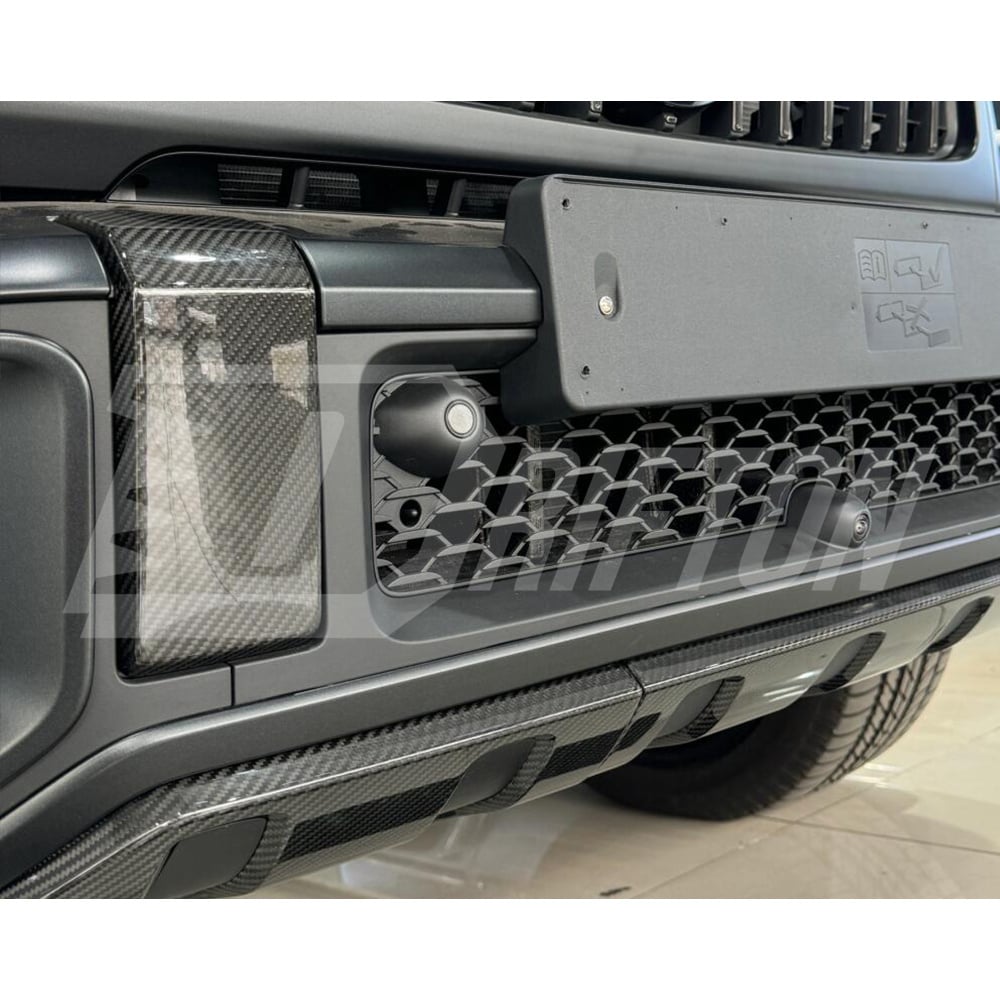 Dry Carbon Fiber Front Bumper Cover Trim For Mercedes Benz G-Class W465 G63 AMG 2024-ON