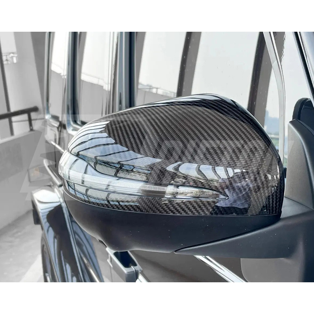 Dry Carbon Fiber Side Mirror Housing For Mercedes Benz G-Class W465 G63 AMG G500 G580 G450D 2024-ON
