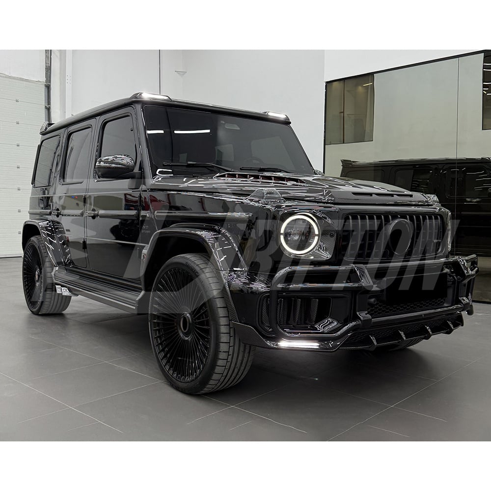 TopCar Style Dry Carbon Fiber Engine Hood For Mercedes Benz G-Class W465 G63 AMG 2024-ON