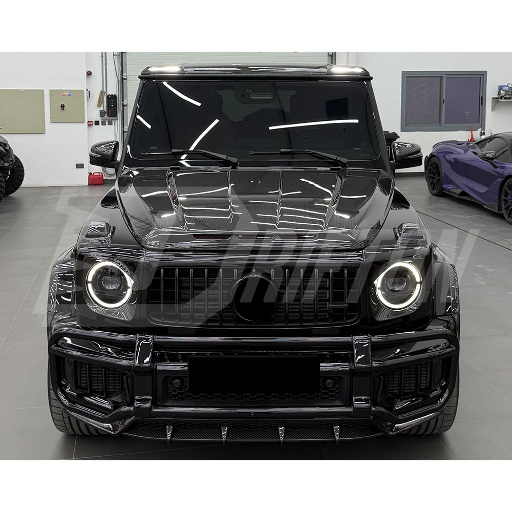 TopCar Style Dry Carbon Fiber Engine Hood For Mercedes Benz G-Class W465 G63 AMG 2024-ON