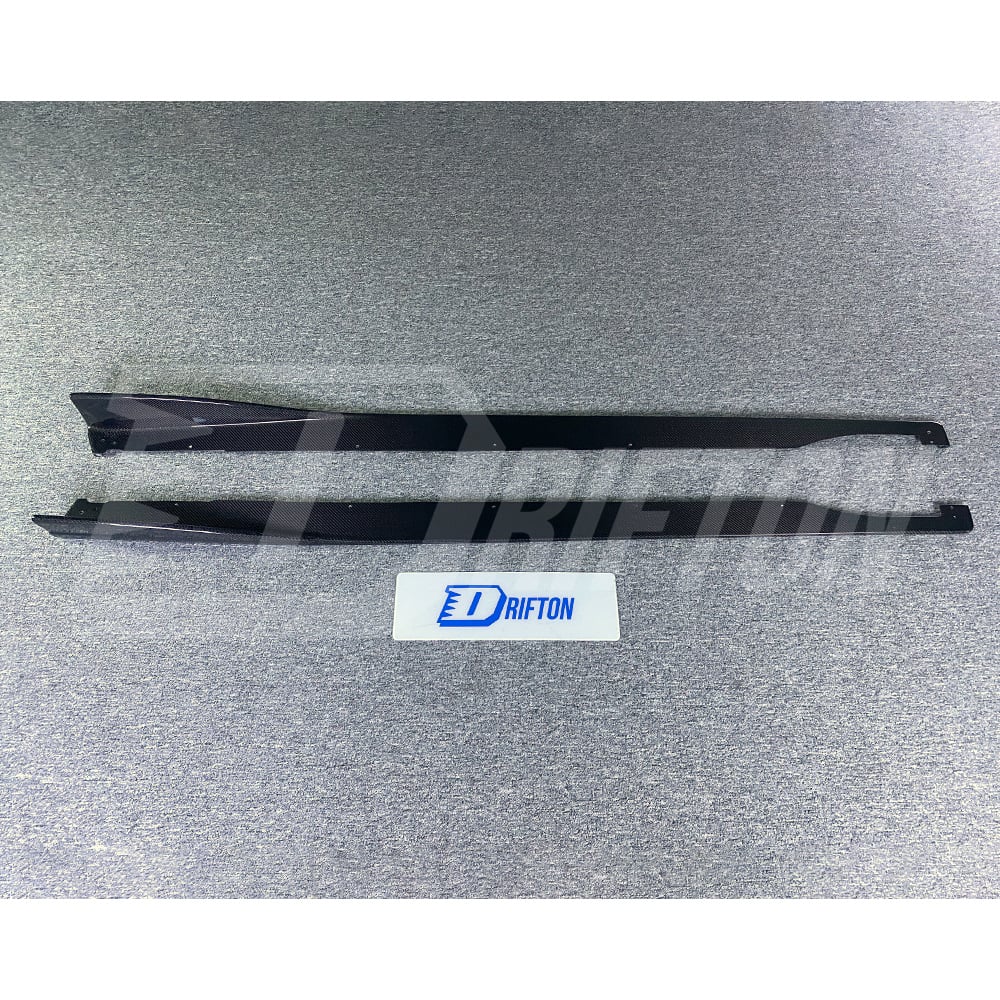Greddy Style Carbon Fiber Side Skirt For Subaru BRZ ZD8 Toyota GR86 ZN8 2022-2025