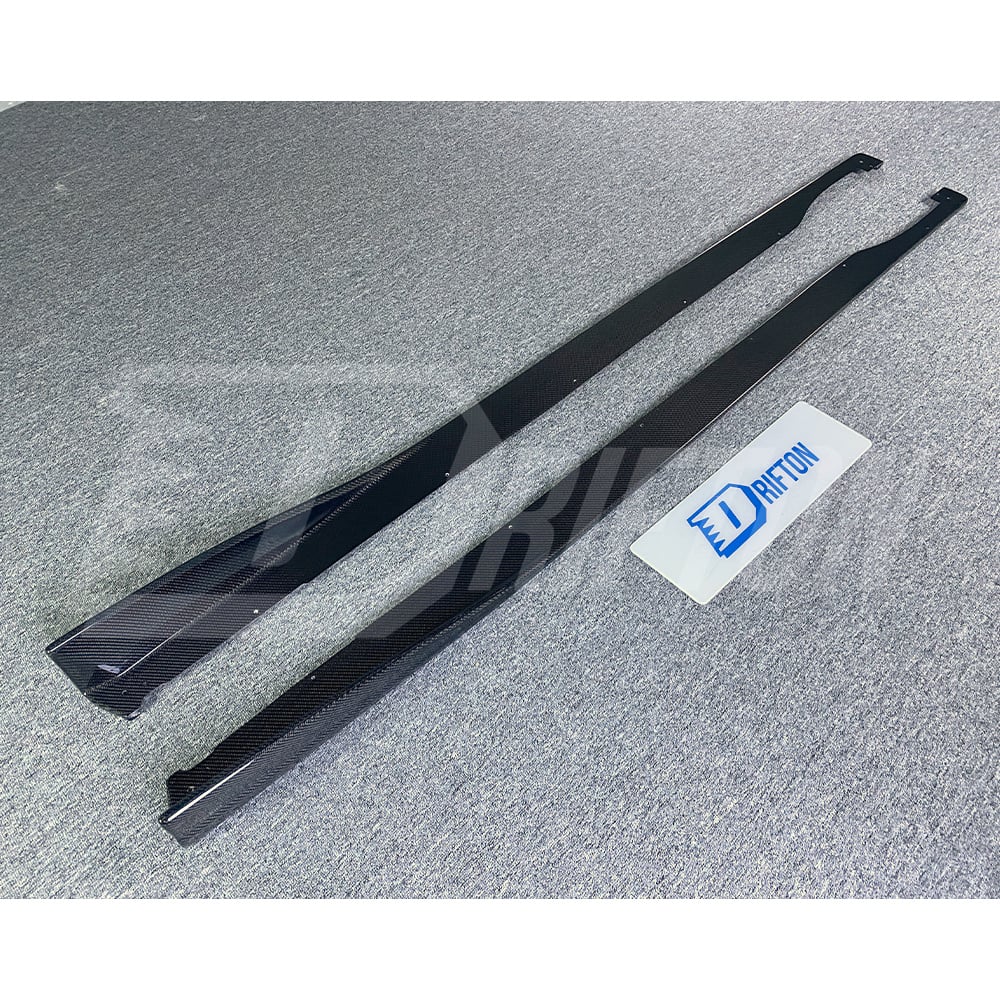 Greddy Style Carbon Fiber Side Skirt For Subaru BRZ ZD8 Toyota GR86 ZN8 2022-2025