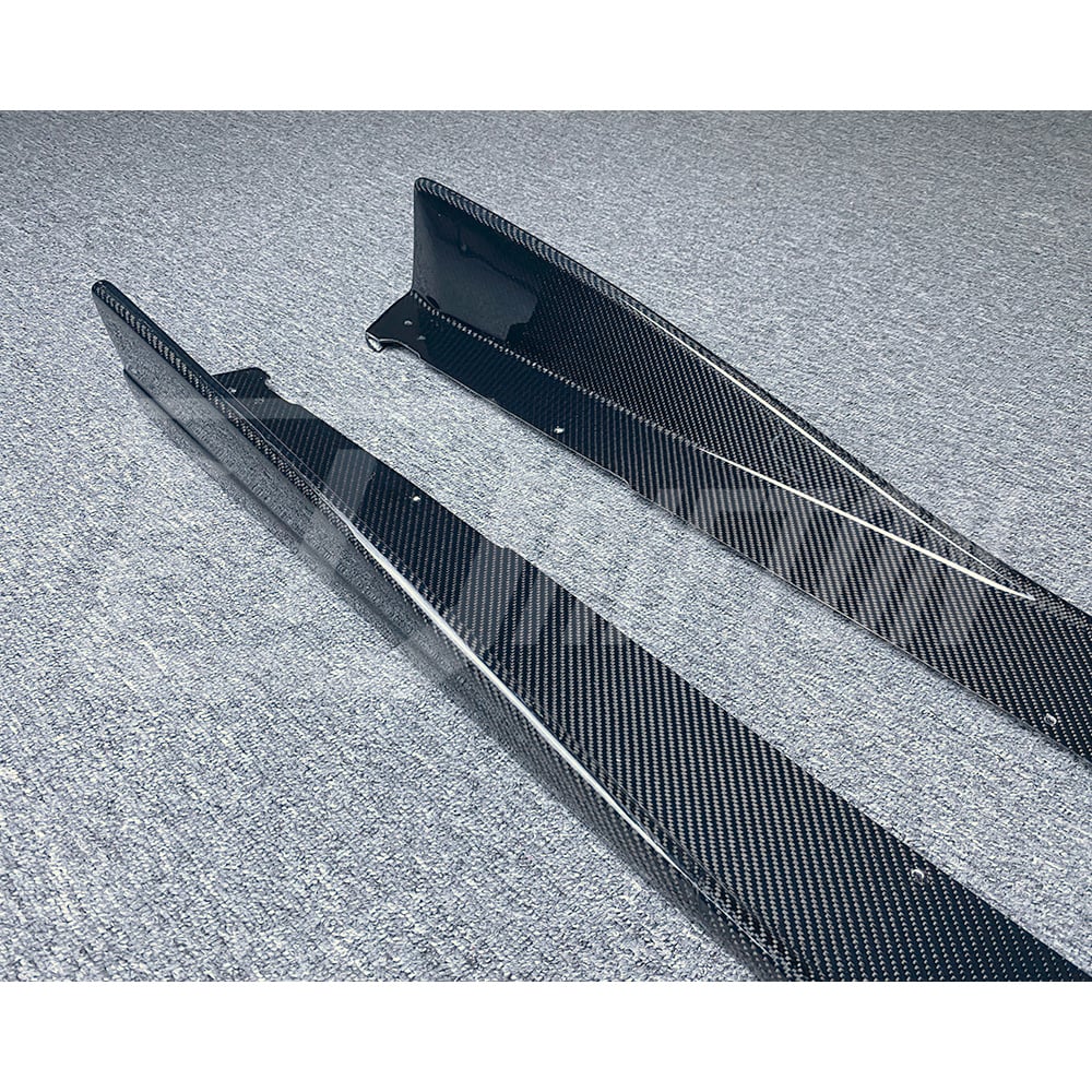 Greddy Style Carbon Fiber Side Skirt For Subaru BRZ ZD8 Toyota GR86 ZN8 2022-2025