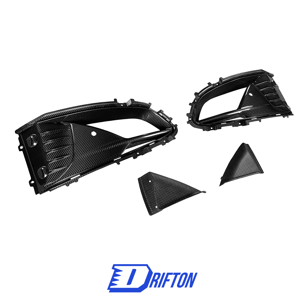 Dry Carbon Fiber Front Bumper Air Intake Vent For Lotus Emira