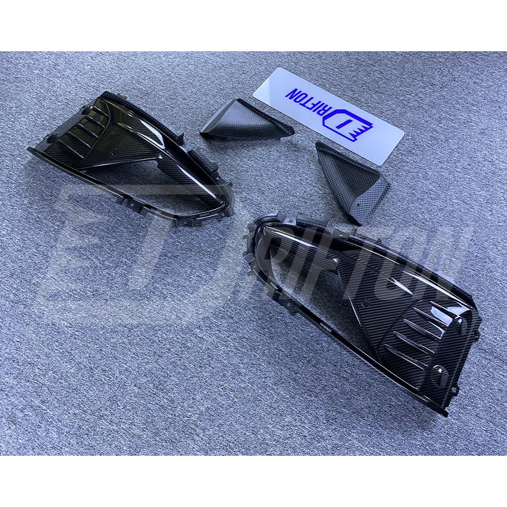 Dry Carbon Fiber Front Bumper Air Intake Vent For Lotus Emira