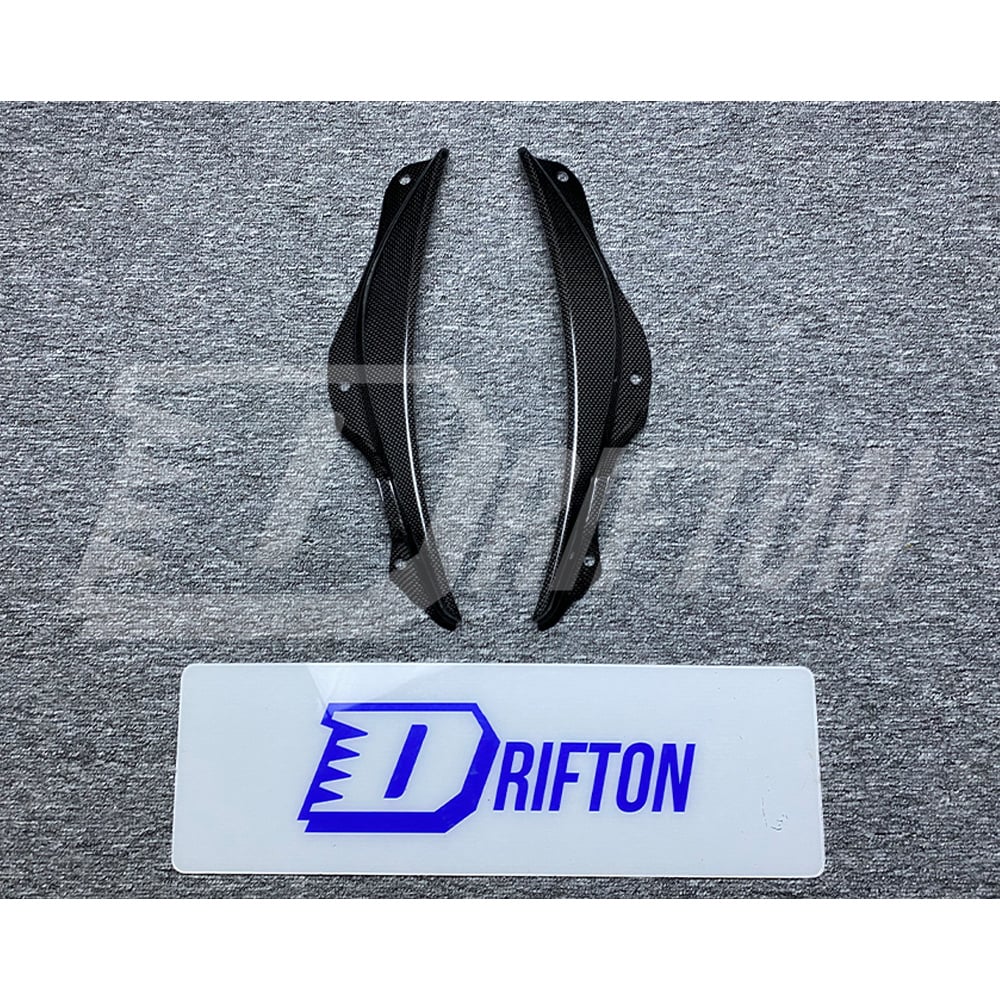 OEM Style Dry Carbon Fiber Front Side Air Inlet Trims For Ferrari SF90