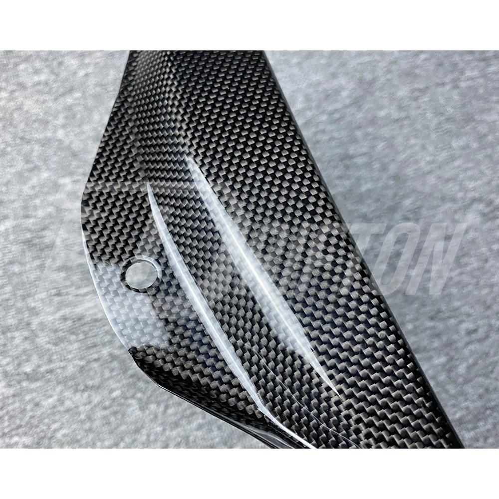 OEM Style Dry Carbon Fiber Front Side Air Inlet Trims For Ferrari SF90