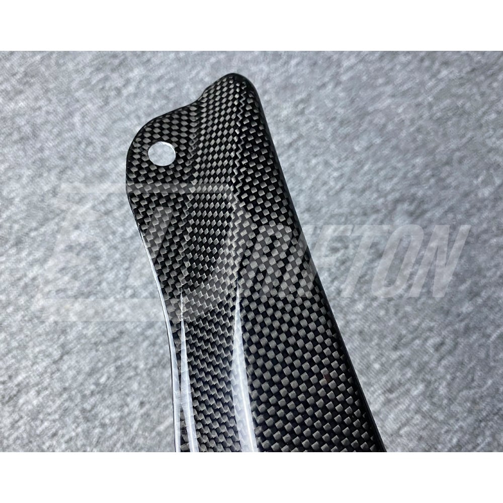 OEM Style Dry Carbon Fiber Front Side Air Inlet Trims For Ferrari SF90