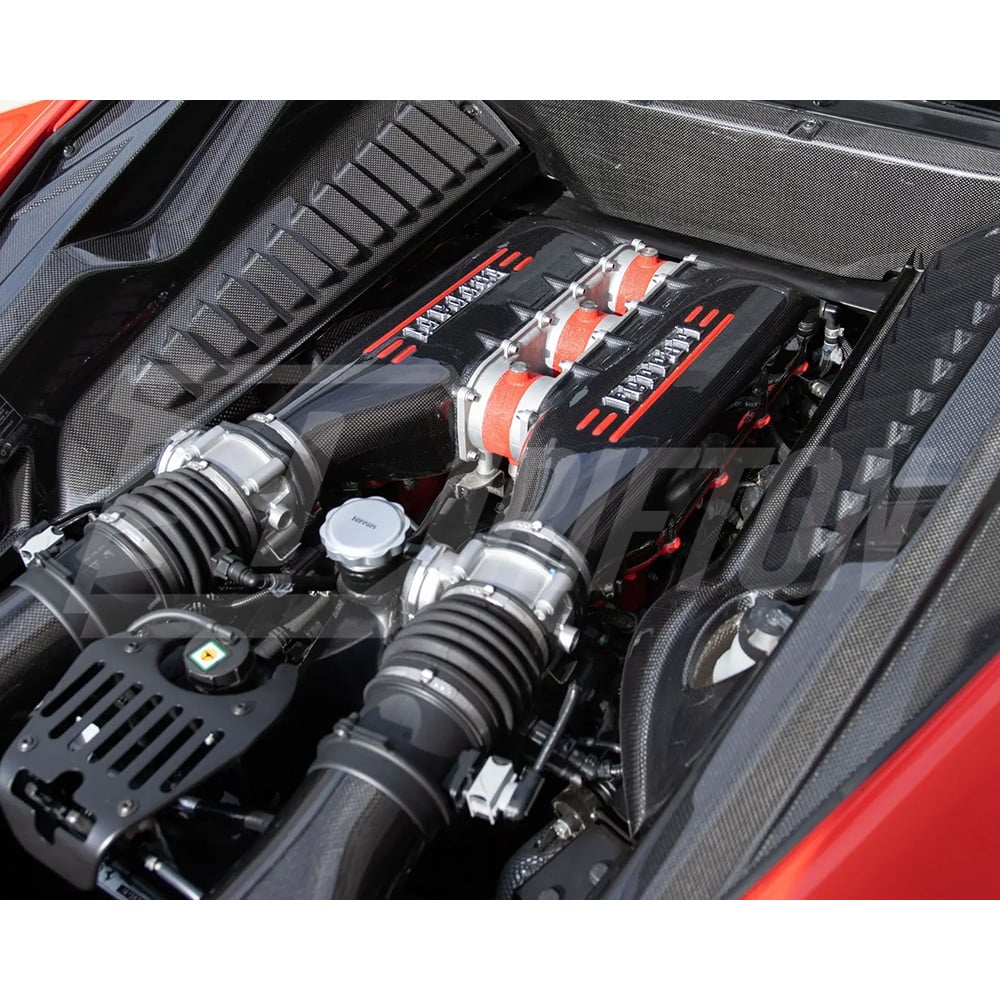 Dry Carbon Fiber Engine Bay Cover For Ferrari 458 Itaia Spider 2009-2015