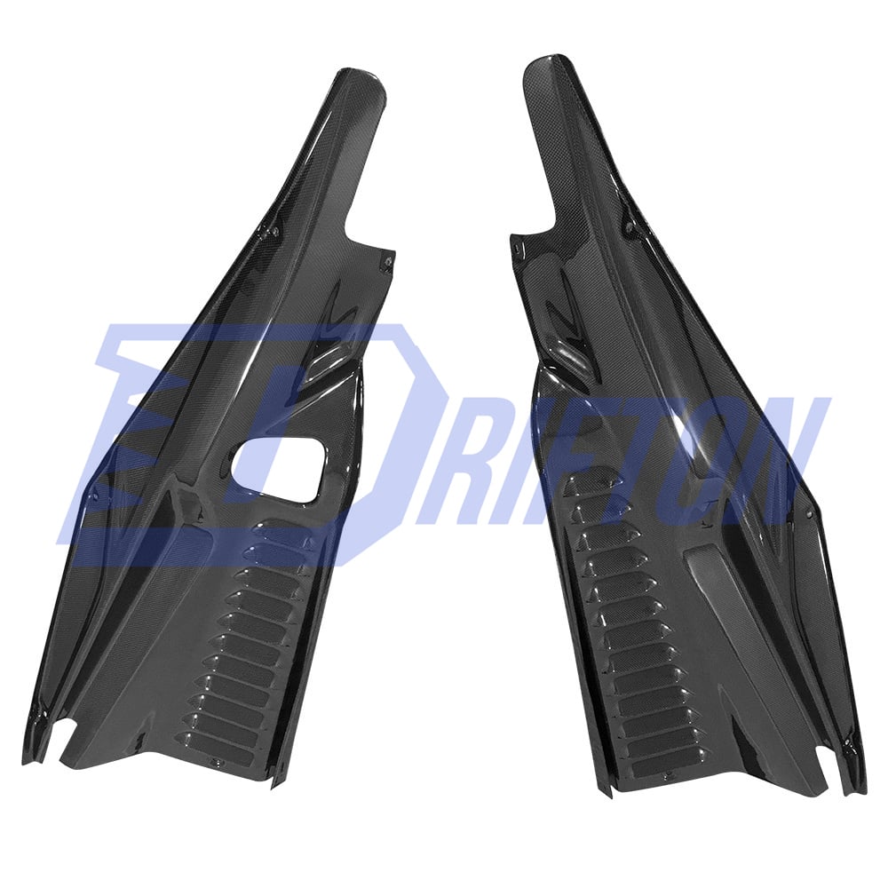 Dry Carbon Fiber Engine Bay Cover Set For Ferrari 458 Italia Speciale 2009-2015