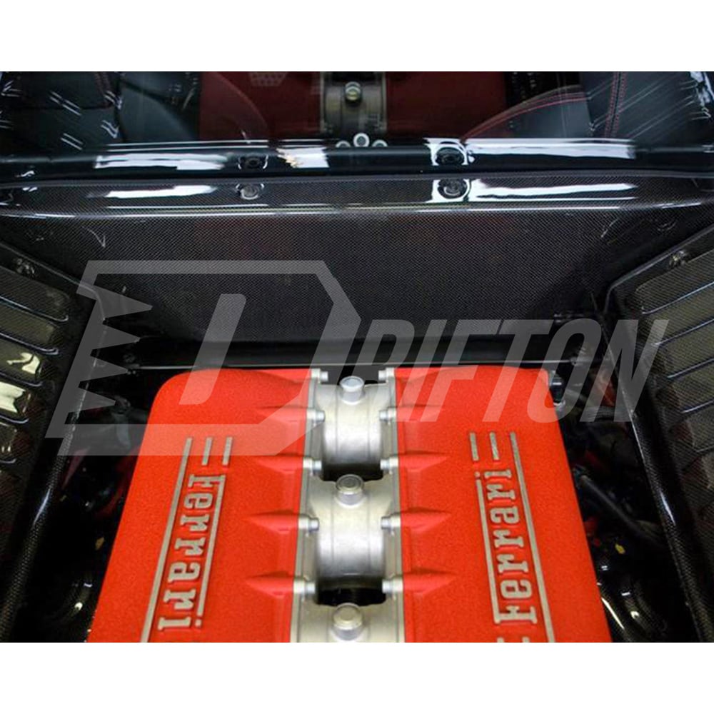 Dry Carbon Fiber Engine Bay Cover Set For Ferrari 458 Italia Speciale 2009-2015