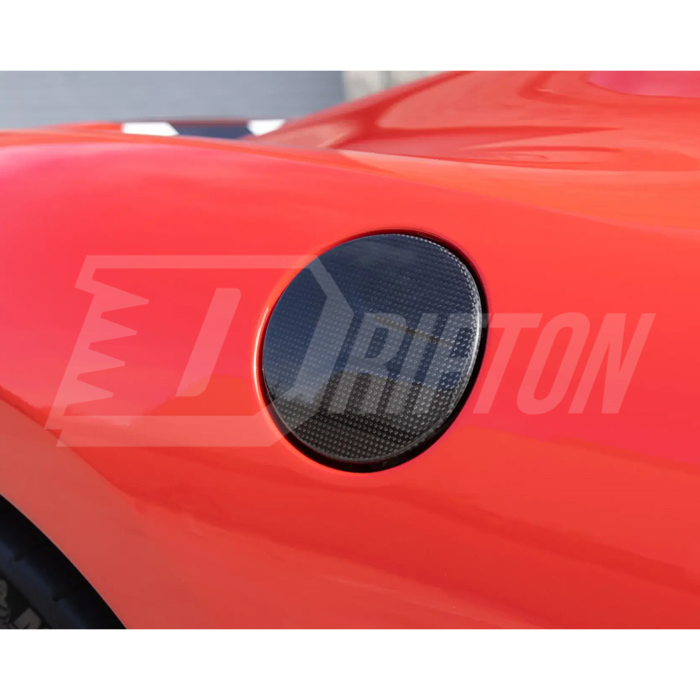 Dry Carbon Fiber Fuel Tank Lid Gas Cap For Ferrari 458 Spider 2009-2015