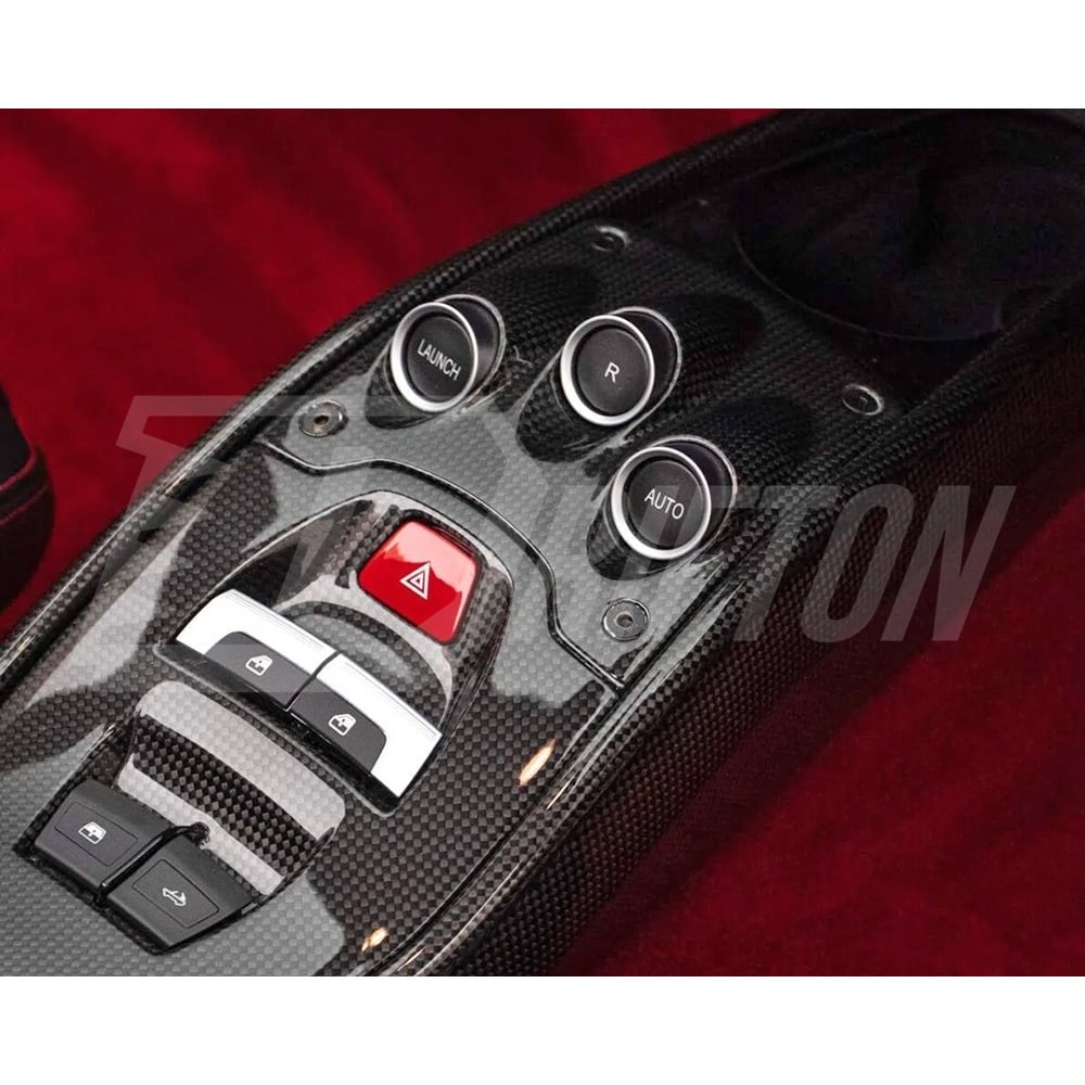 Dry Carbon Fiber Inteiror Kits Center Console F1 Trim For Ferrari 458 Italia Spider 2009-2015