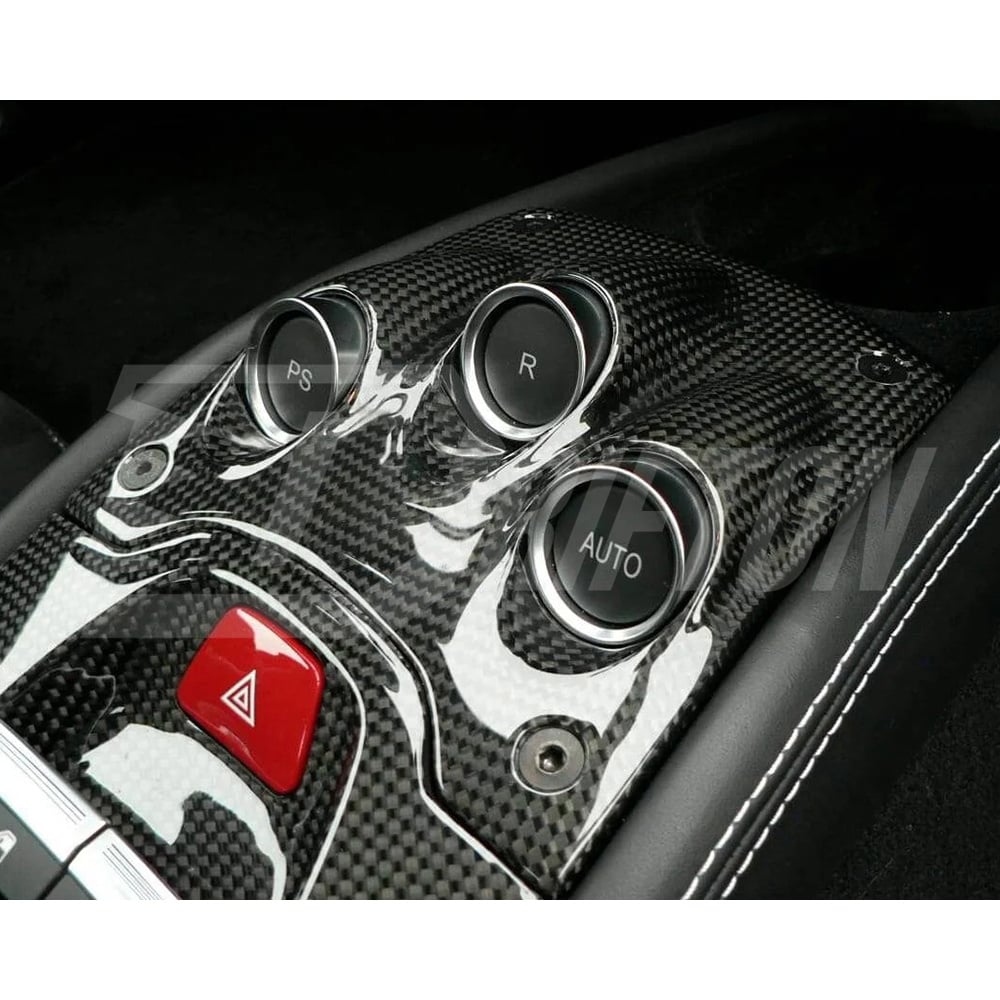 Dry Carbon Fiber Inteiror Kits Center Console F1 Trim For Ferrari 458 Italia Spider 2009-2015