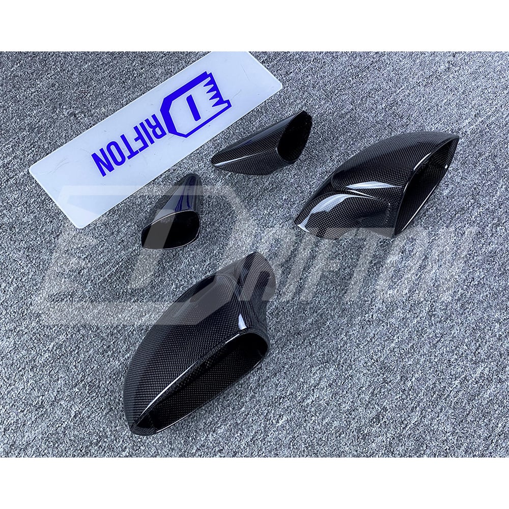 Dry Carbon Fiber Mirror Housing Replacement For Ferrari 458 Itaia Spider Speciale 2009-2015