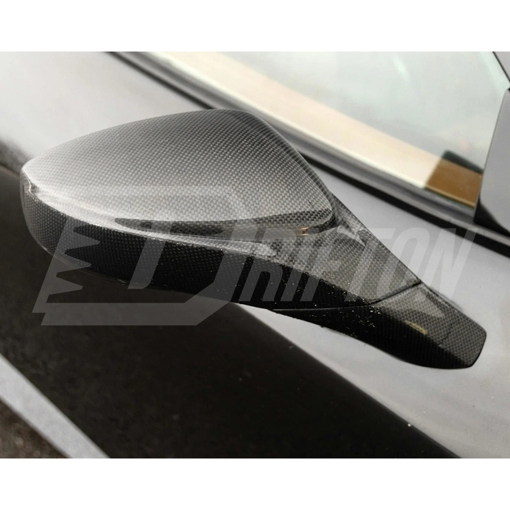 Dry Carbon Fiber Mirror Caps For Ferrari 488 GTB 2015-2018