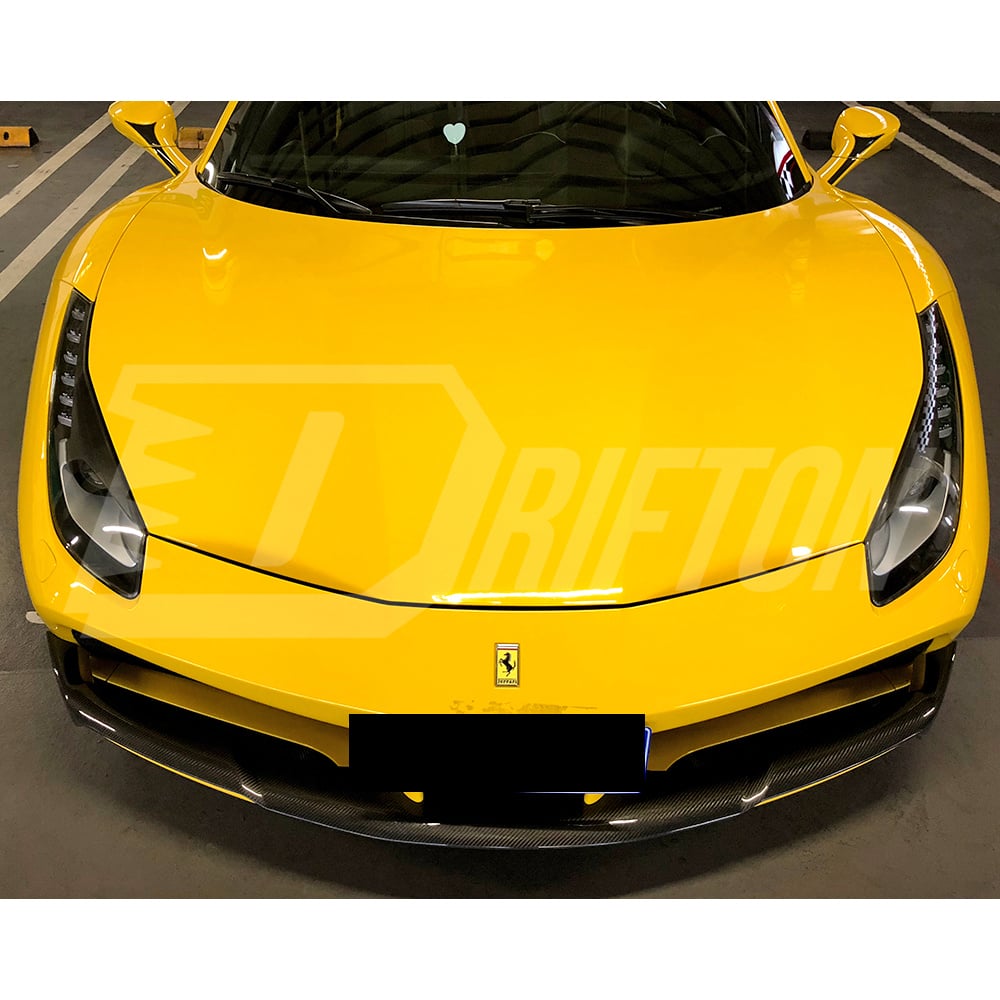 Novitec Style Dry Carbon Fiber Front Lip For Ferrari 488 GTB Spider 2015-2018