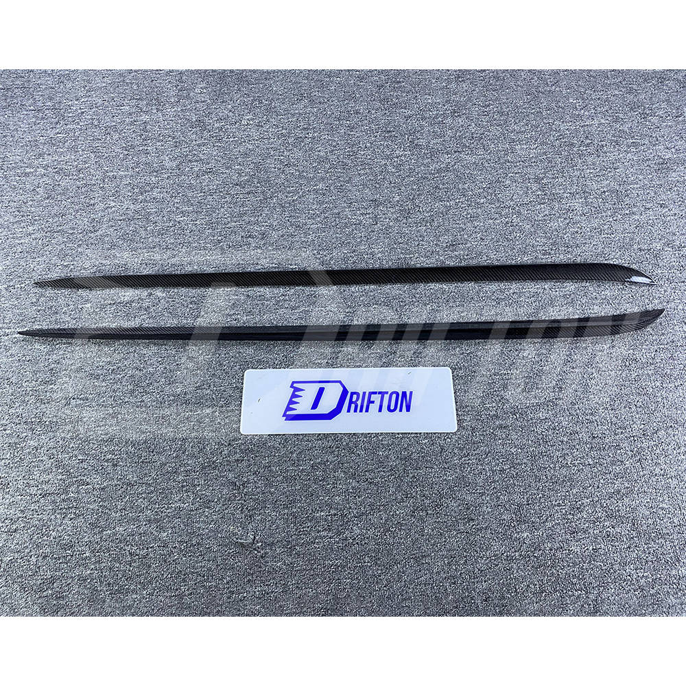 OEM Style Carbon Fiber Side Skirt Trim For Alfa Romeo Giulia Quadrifoglio 2016-2023