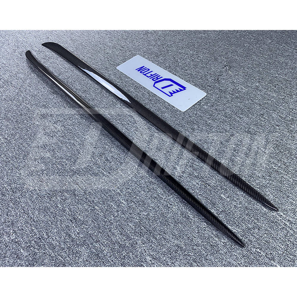 OEM Style Carbon Fiber Side Skirt Trim For Alfa Romeo Giulia Quadrifoglio 2016-2023