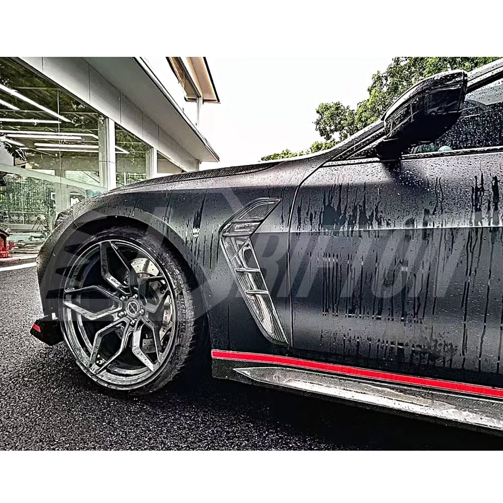 CSL Style Dry Carbon Fiber Fender Trim For BMW G82 M4 2020-2024