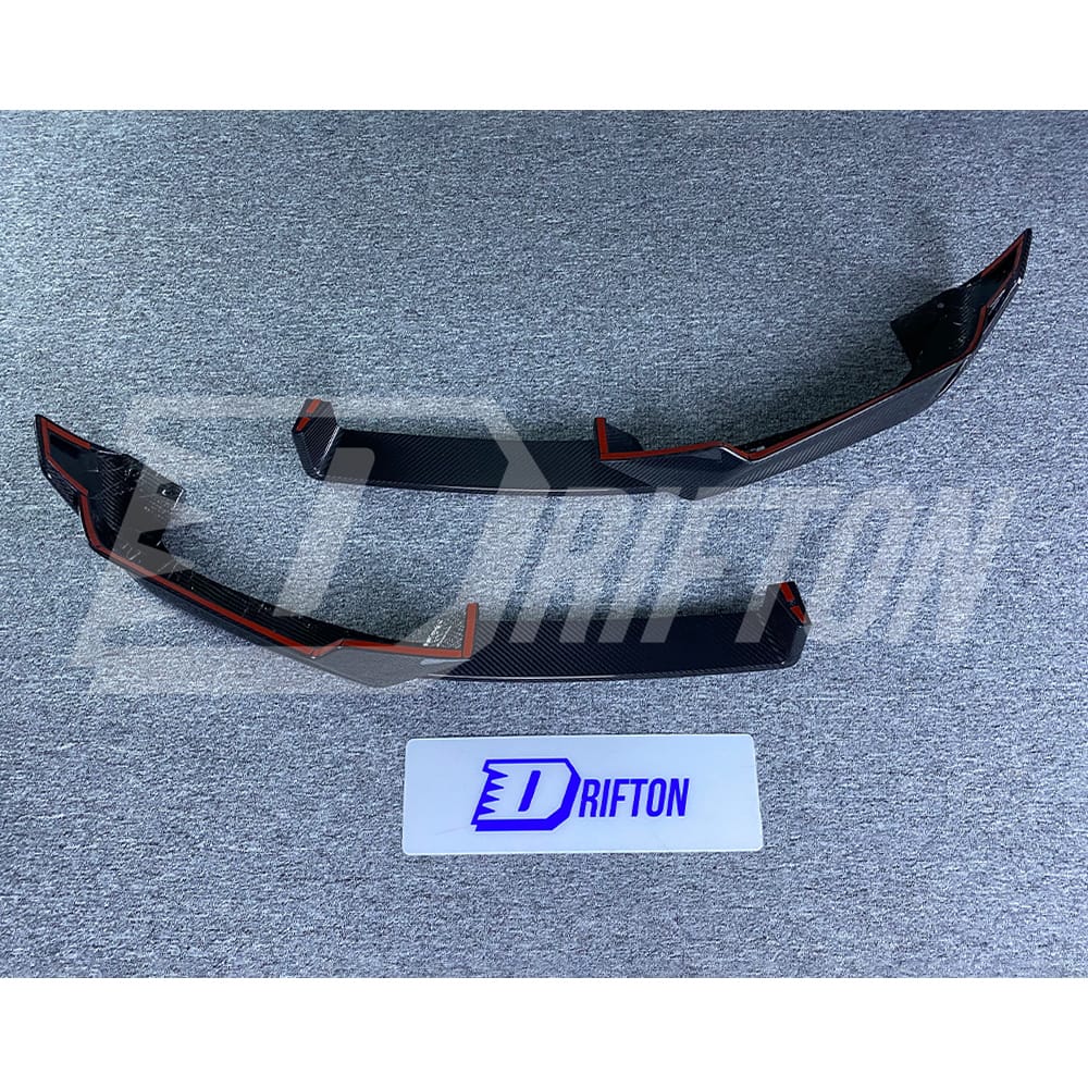 MP Style Dry Carbon Fiber Front Lip Splitter For BMW X5 G05 LCI 2024-On