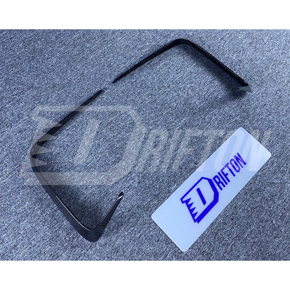 Paktechz Style Dry Carbon Fiber Rear Side Vent Trim For BMW M8 F91 F92 2020-2024 (6)