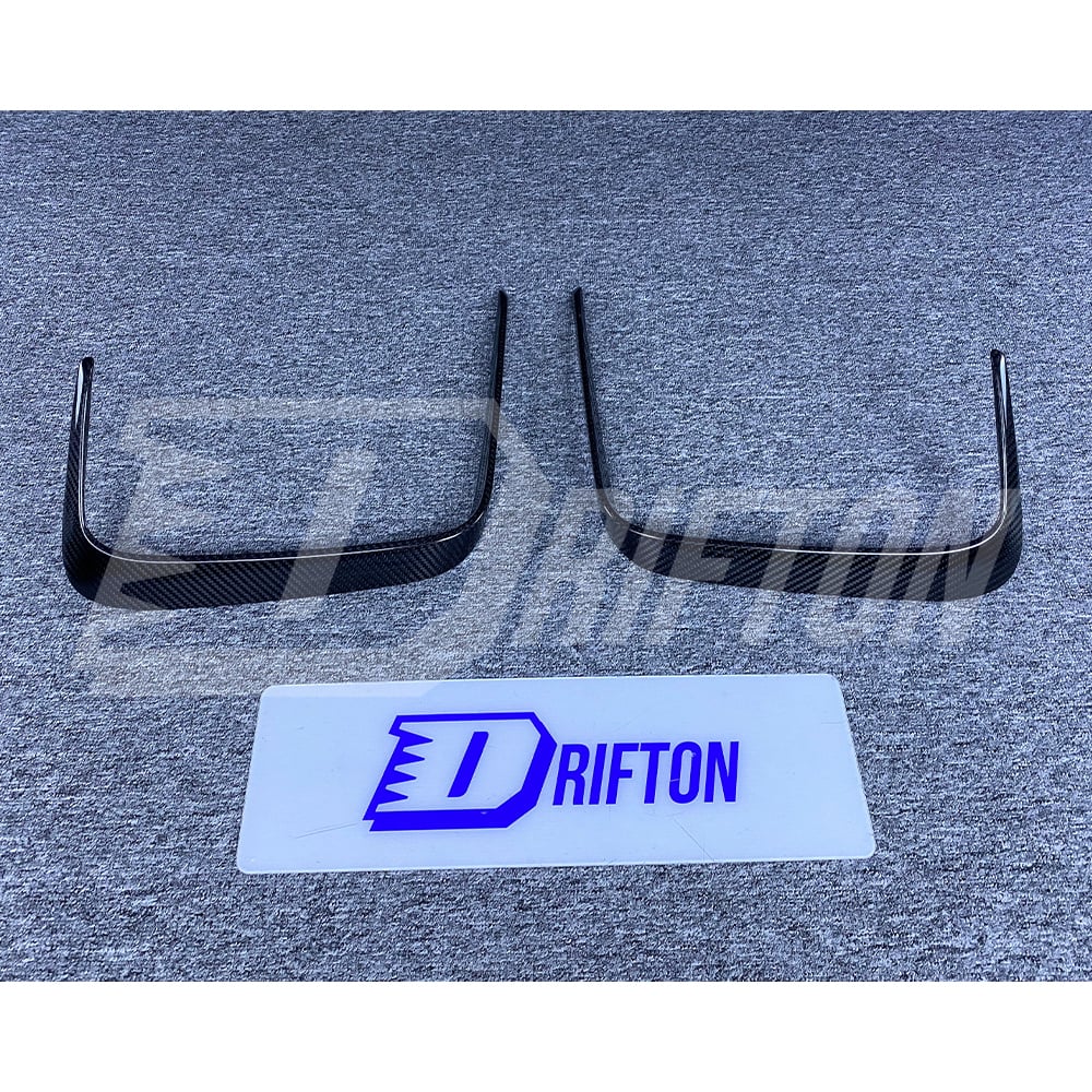Paktechz Style Dry Carbon Fiber Rear Side Vent Trim For BMW M8 F91 F92 2020-2024 (6)