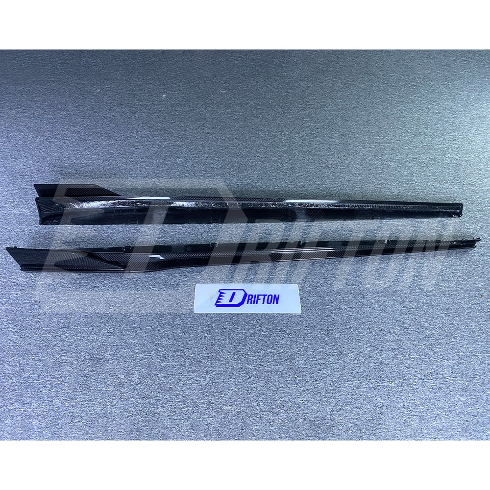 Paktechz Style Dry Carbon Fiber Side Skirt For BMW M8 F91 F92 2020-2024
