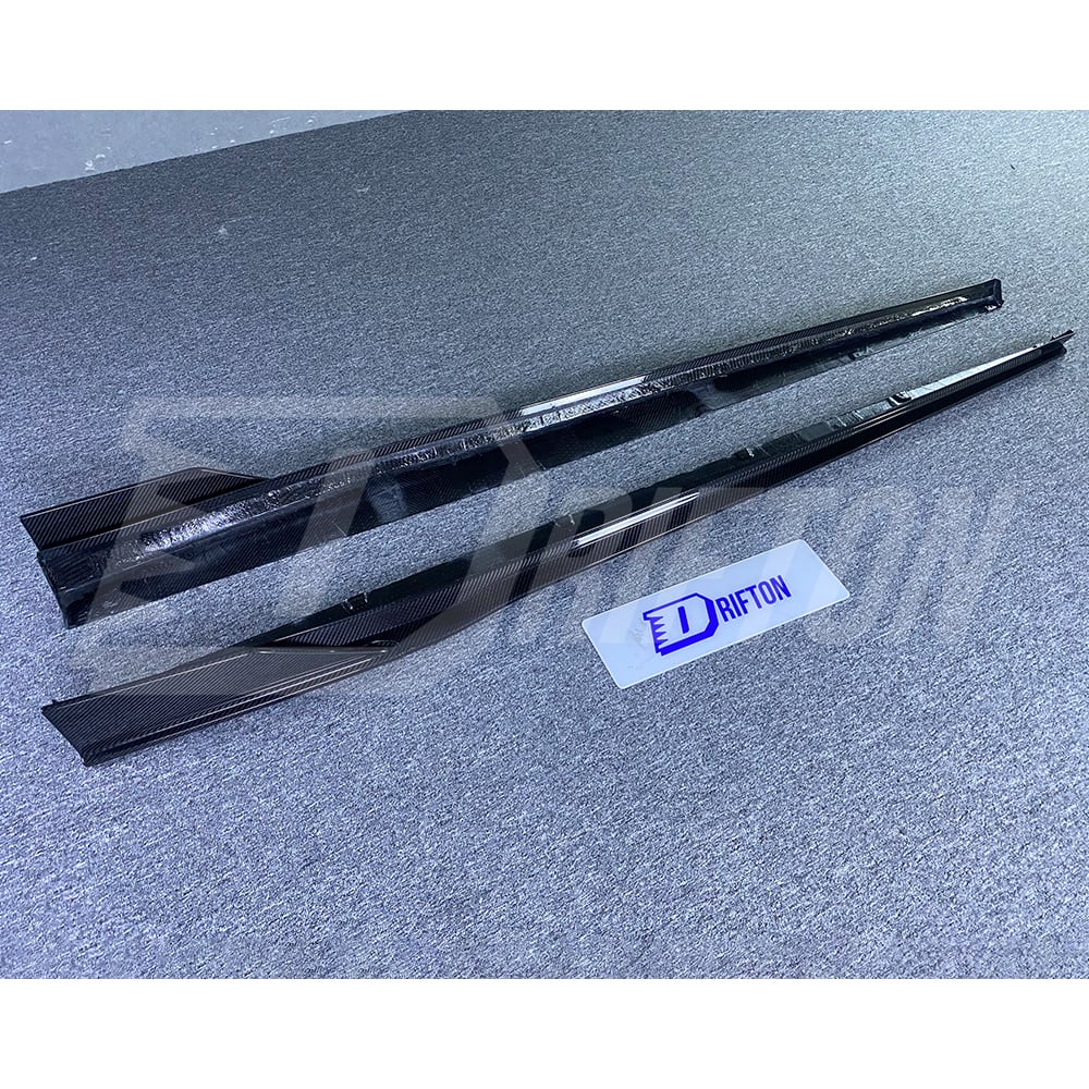 Paktechz Style Dry Carbon Fiber Side Skirt For BMW M8 F91 F92 2020-2024