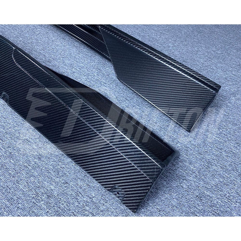Paktechz Style Dry Carbon Fiber Side Skirt For BMW M8 F91 F92 2020-2024