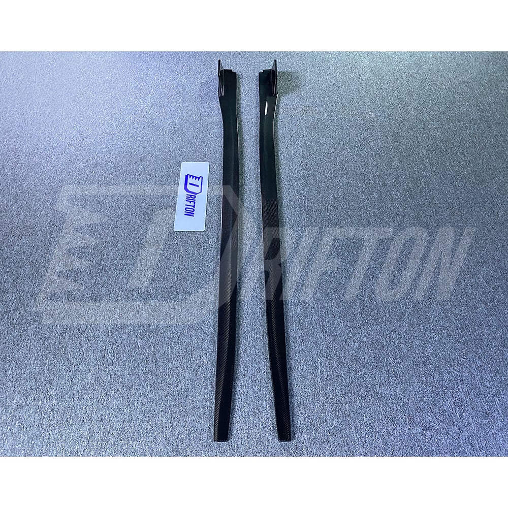 Project Black S Concept Style Carbon Fiber Side Skirt For Infiniti Q50 2013-2024