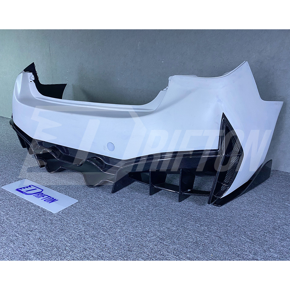 Project Black S Concept Style Partial Carbon Fiber Body Kit For Infiniti Q50 2013-2024