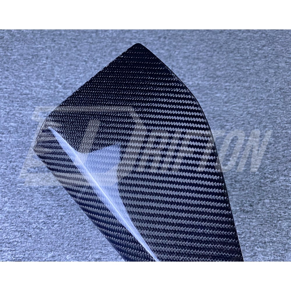 Project Black S Concept Style Partial Carbon Fiber Rear Bumper For Infiniti Q50 2013-2024