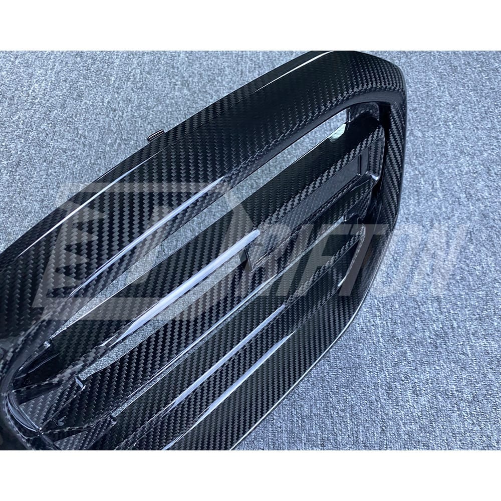 X5M Style Dry Carbon Fiber Front Bumper Grille For BMW X5 G05 LCI 2024-On